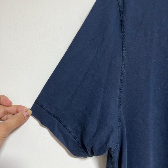 Nike Navy Polo | Neon Swoosh | Size L | Sporty & Sharp - Picture 8 of 11